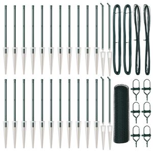 vidaXL Stup za ogradu Zelena