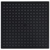 vidaXL Glava za tuš od nehrđajućeg čelika 40 x 40 cm četvrtasta crna