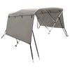vidaXL Tenda bimini s 3 luka i bočnim stijenkama 183x(185-198)x137 cm
