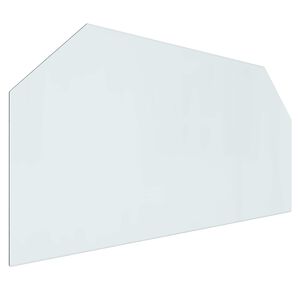 vidaXL Staklena ploča za kamin *Transparent*an 120 x 60 cm Stakl