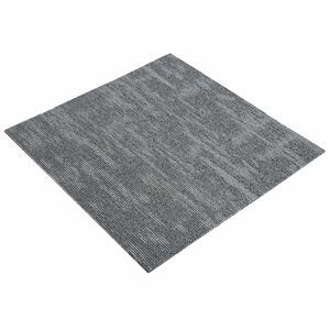 vidaXL Tepih pločica Betonska siva 50 x 50 cm 20 kom. PP i bitumen