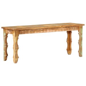 vidaXL Klupa od masivnog obnovljenog drva 110 x 35 x 45 cm