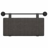 vidaXL Držeće uzglavlje Zidne Crna 90 x 55 x 5 cm Antikni PU