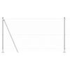 vidaXL Stup za ogradu Srebrno 100 x 1,2 m (mreža 25 mm) Čelik
