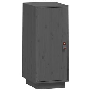 vidaXL Komoda siva 34 x 40 x 75 cm od masivne borovine