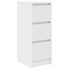 vidaXL Komoda bijela 29,5x34x76 cm od konstruiranog drva