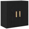 vidaXL Ormar za Zid Zidne Crni hrast 60 x 30 x 60 cm Konstruirano drvo