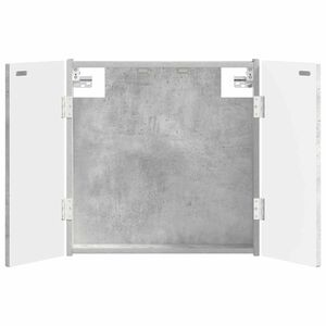 vidaXL Kabinet za mete ALKMAAR Betonska siva 52,5 x 10,5 x 53,5 cm