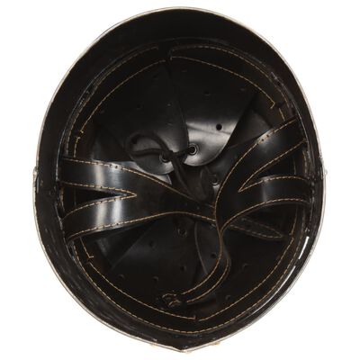 vidaXL Replika srednjovjekovne križarske kacige LARP srebrna čelična