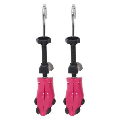 vidaXL Napinjači za cipele sa žlicom ružičasti EU 34 - 40 plastični