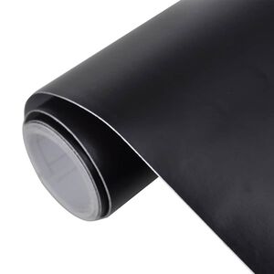 vidaXL Folija za automobil mat crna 100 x 150 cm