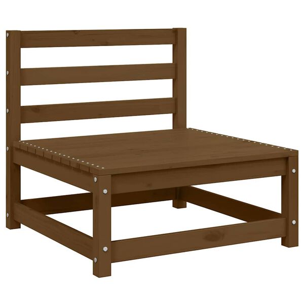 vidaXL 2-dijelna vrtna garnitura s jastucima boja meda od borovine