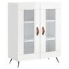 vidaXL Komoda sjajna bijela 69,5x34x90 cm od konstruiranog drva