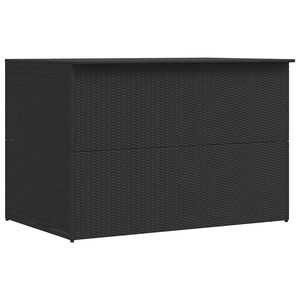 vidaXL Vrtna kutija za pohranu crna 150 x 100 x 100 cm od poliratana
