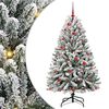vidaXL Umjetno božićno drvce 150 cm 150 LED lampica Topla bijela