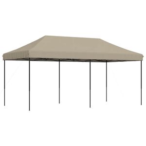 vidaXL &Scaron;ator za zabave 292 x 580 x 315 cm Sivosmeđa Oxford tkanina