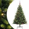 vidaXL Umjetno rasklopivo božićno drvce 150 LED-a Zelena 150 cm