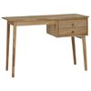 vidaXL Radni stol s 2 ladice 110 x 52 x 75 cm od masivne tikovine