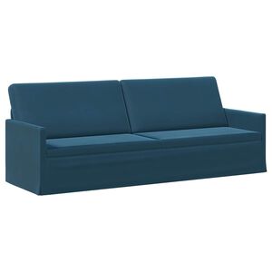 vidaXL Sofa za 3 osobe Plava 220 x 81 x 82 cm Bar&scaron;un