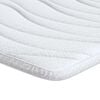 vidaXL Nadmadrac Bijelo 100 x 200 cm Pleteno platno