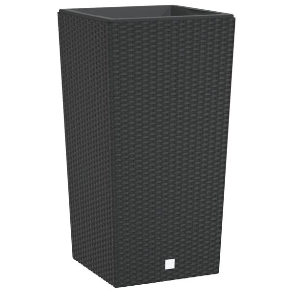 vidaXL Sadilica s uklonjivom unutra&scaron;njosti antracit 21/49 L PP ratan