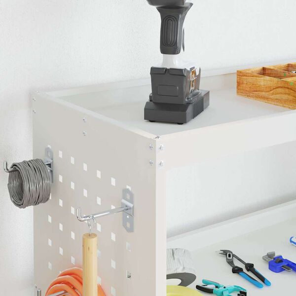 vidaXL Količar za alate Bijelo 75 x 35 x 73 cm Hladno valjana čelik