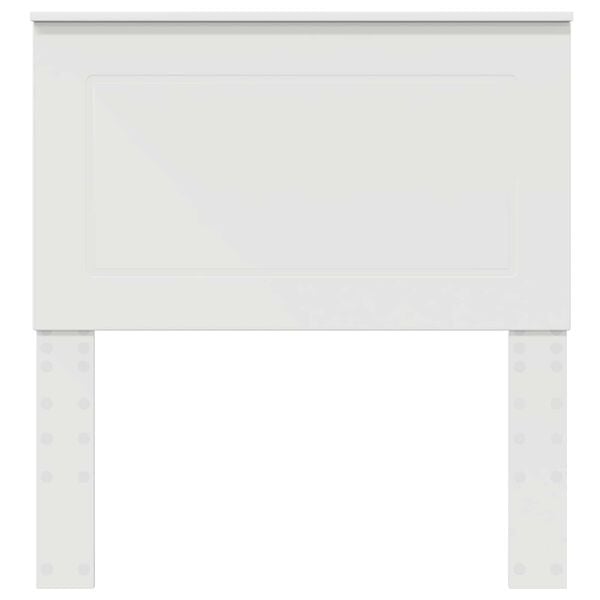 vidaXL Uzglavlje Bijeli Konstrukcijsko drvo