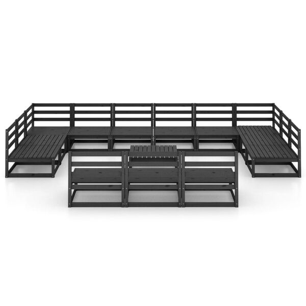 vidaXL 14-dijelna vrtna garnitura od masivne borovine