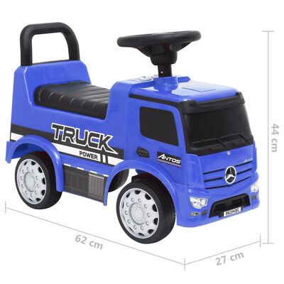 vidaXL Dječji automobil Mercedes-Benz kamion plavi