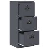 vidaXL Kabinet za datoteke s ladicama Antracit 45,5 x 42 x 106,5 cm