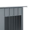 vidaXL Kućica za pse s krovom antracit 196x91x110 cm pocinčani čelik