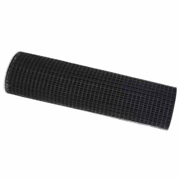 vidaXL Zavarena žičana ograda Siva 0.6 x 10 m Čelik