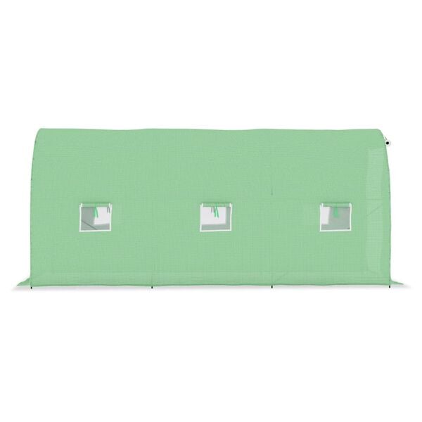 vidaXL Plastenik 9 m² 4,5 x 2 x 2 m