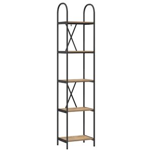 vidaXL Polica 5 razina 40 x 30 x 183 cm Konstruirano drvo