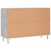 vidaXL Komoda siva boja betona 101,5x35x70 cm od konstruiranog drva