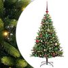 vidaXL Umjetno rasklopivo božićno drvce 150 LED-a Zelena 120 cm