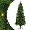 vidaXL Božićno drvce s 300 LED svjetlima s stalakom Zelena 240 cm PE