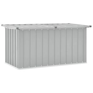 vidaXL Vrtna kutija za pohranu siva 129 x 67 x 65 cm