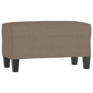 vidaXL Klupa smeđesiva 70 x 35 x 41 cm od tkanine
