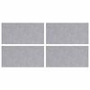 vidaXL Stepenica 4 kom. 50 x 25 cm Srebrno Aluminij Pravokutni