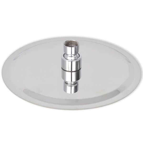 vidaXL Glava za nadglavni tuš od nehrđajućeg čelika 20 cm okrugla