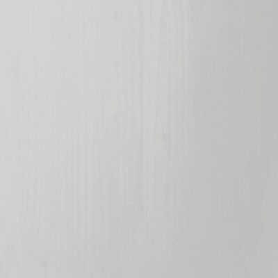 vidaXL Pokretni ormarić s radnim stolom MOSS bijeli masivna borovina