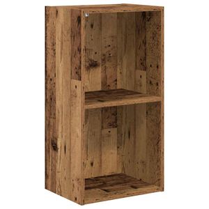 vidaXL Regal za knjige boja starog drva 40x30x77 cm konstruirano drvo