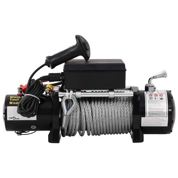 vidaXL Električno vitlo 12 V 5909 kg