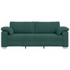 vidaXL Sofa Tamnozelena 219 x 77 x 82 cm tkanina