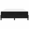vidaXL Krevet s opruga kutije s madracem Crna 140 x 210 cm tkanina