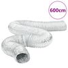 vidaXL Ventilacijski kanal aluminijski 6 m &Oslash;12,5 cm