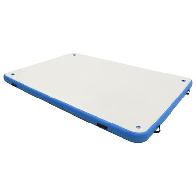 vidaXL Plutajuća platforma na napuhavanje plavo-bijela 300x150x15 cm