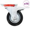 vidaXL Okretni kotačići 16 kom 100 mm