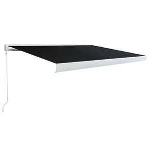 vidaXL Ručna tenda sa solarnim LED svjetlom 3,5 x 2,5 m